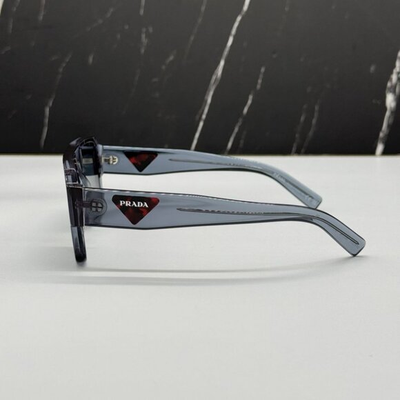NEW PRADA PR22YS 19O70B SUNGLASSES MEN PR 22YS 19O70B GREY SQUARE SPR 22Y - Picture 7 of 10